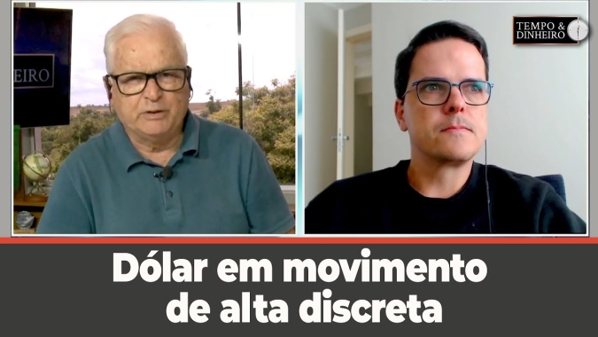 Dólar em movimento de alta discreta. Soja sobe de olho no clima. Maurício Bellinelo comenta