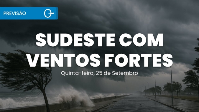 Confira a previsão do tempo para esta quinta-feira (25) para todo o Brasil