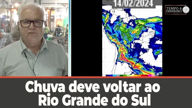 Chuva deve voltar ao Rio Grande do Sul de forma irregular na próxima semana, calor segue intenso