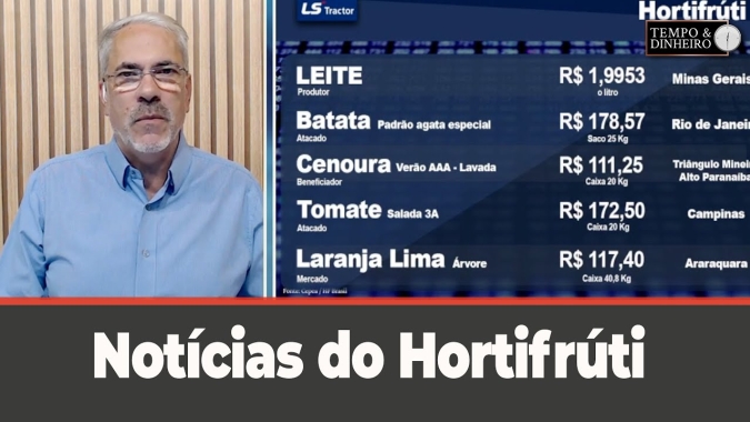 Notícias do Hortifrúti com Sérgio Braga