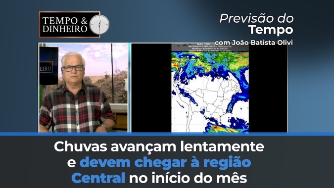 Chuvas seguem restritas ao Sul do Brasil e devem chegar a região Central somente na virada do mês