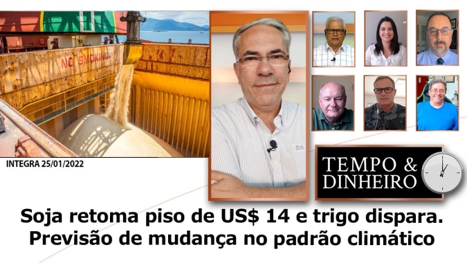 Soja retoma piso de US$ 14 e trigo dispara. Previsão de mudança no padrão climático