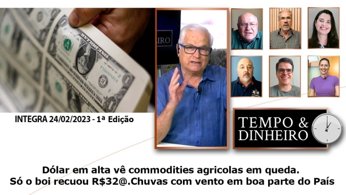 Dólar em alta vê commodities agrícolas em queda. Só o boi recuou R$32@
