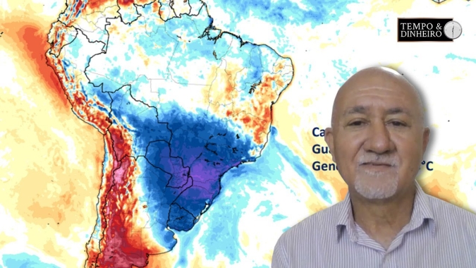 Chuvas intensas no leste de SP e frio chega na região sul e sudeste no decorrer da semana