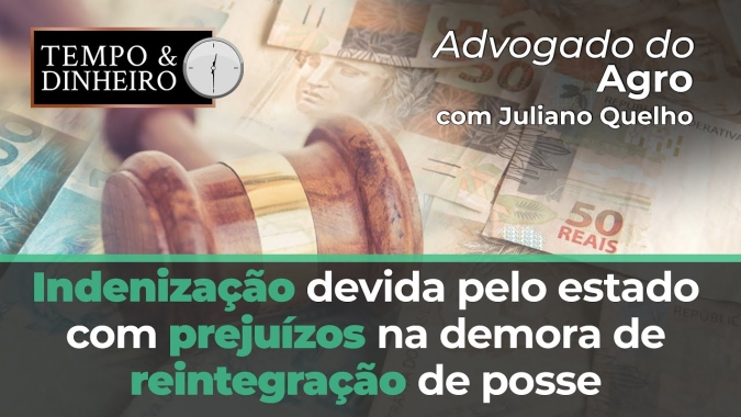 Indenização devida pelo estado com prejuízos na demora de reintegração de posse