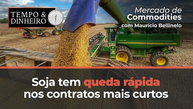 Soja tem queda rápida nos contratos mais curtos. Por que?