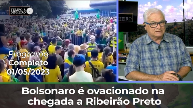 Bolsonaro é ovacionado na chegada a Ribeirão Preto
