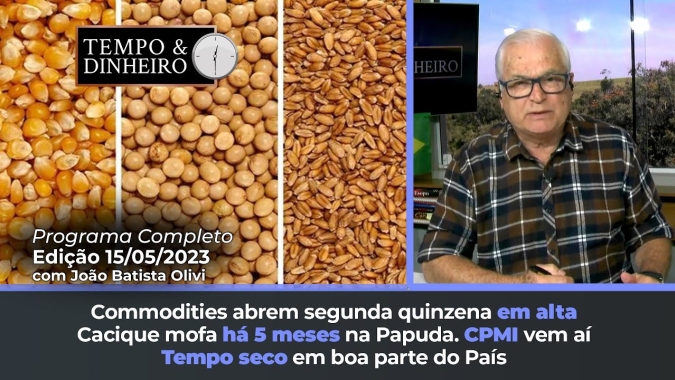Commodities abrem segunda quinzena em alta. Tempo seco em boa parte do País