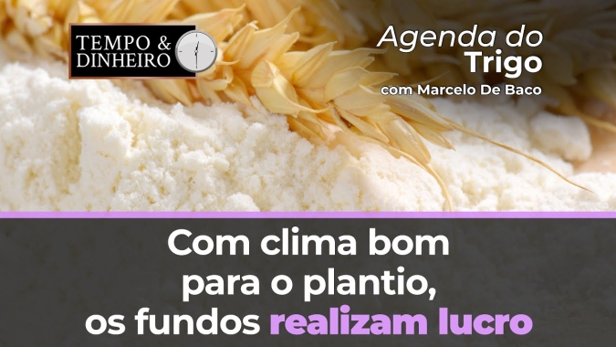 Com clima bom para o plantio do trigo de primavera, fundos realizam lucro