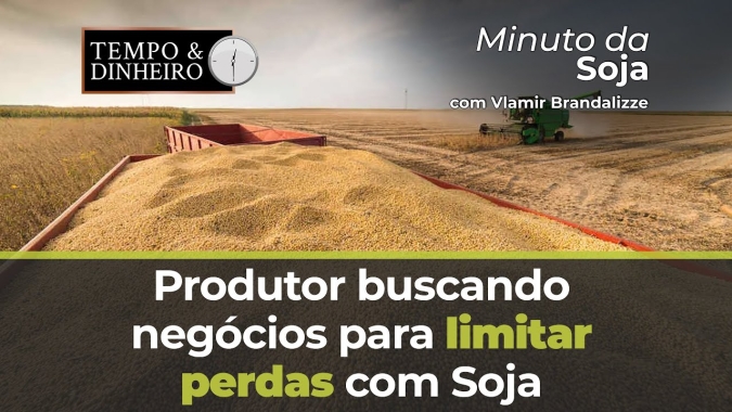 Produtor buscando negócios para limitar perdas com Soja