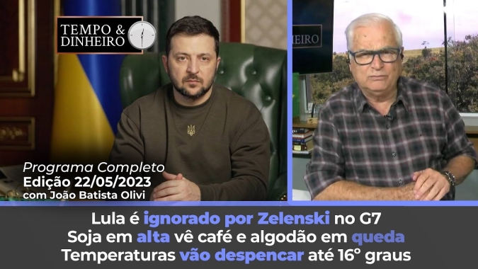Lula é ignorado por Zelensky no G7  Temperaturas vão despencar até 16º graus