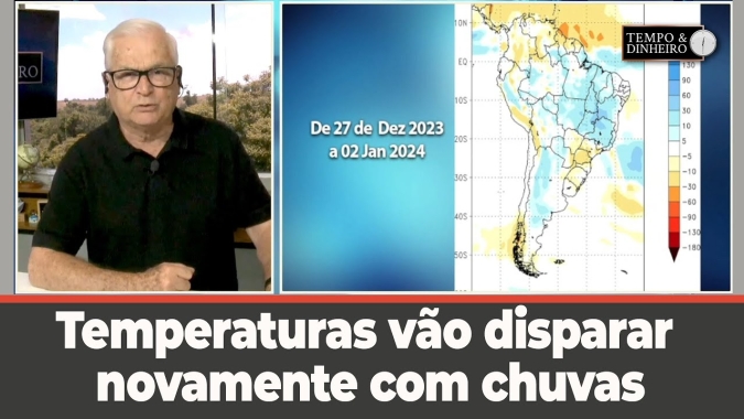 Temperaturas vão disparar novamente com chuvas irregulares em boa parte do País