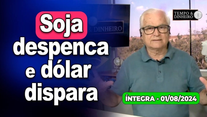 Soja despenca e dólar dispara. Produtores do RS cobram promessas de Lula. Frio e chuvas no Sul
