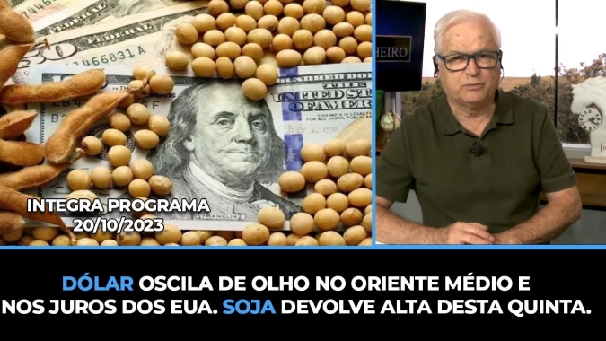 Dólar oscila de olho no Oriente Médio enos juros dos EUA. Soja devolve alta desta quinta