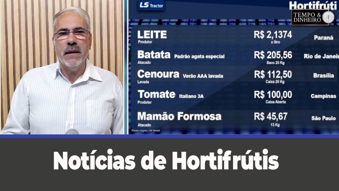 Notícias de Hortifrútis com Sérgio Braga