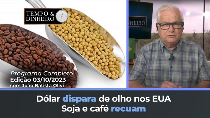 Dólar dispara de olho nos EUA e puxa alta do trigo. Alerta para chuvas intensas no Sul e Sudeste