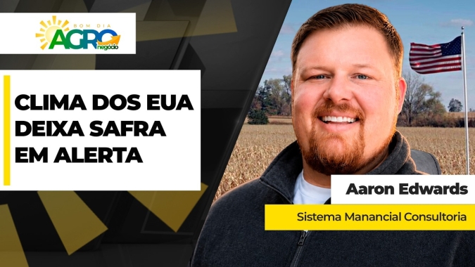 Safra dos EUA podem registrar perdas significativas caso chuvas não cheguem nos próximos dias, alerta consultor
