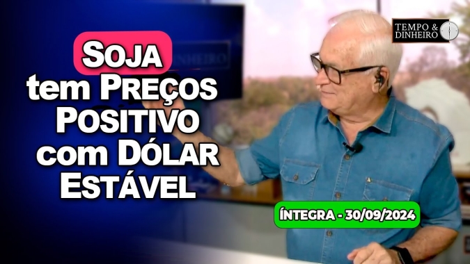 Soja tem preços positivo com feriadão na China e USDA. Dólar próximo da estabilidade.Chuvas esparsas
