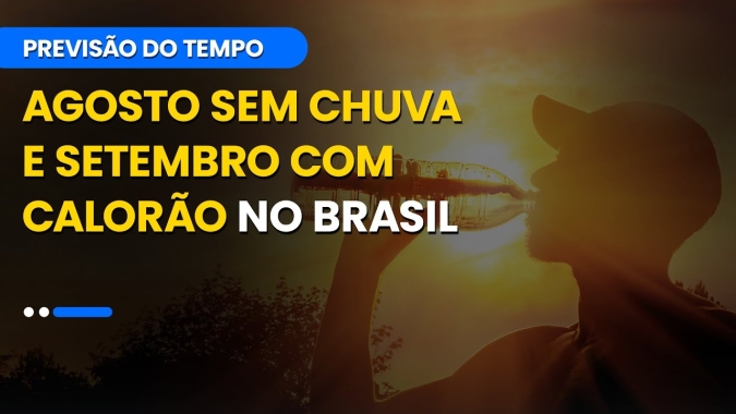 Confira a previsão do tempo para este final de semana (31 e 01) para todo o Brasil