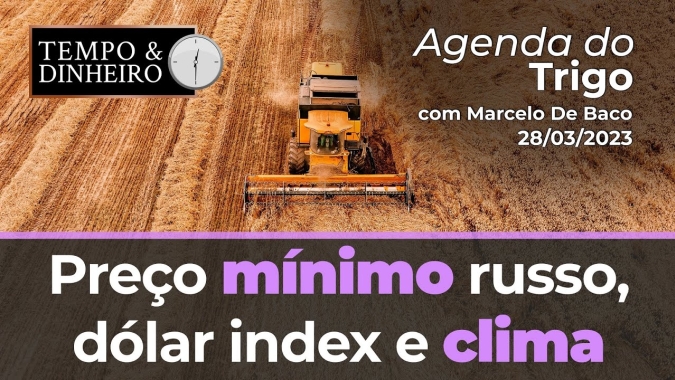 Preço mínimo russo, dólar index e clima
