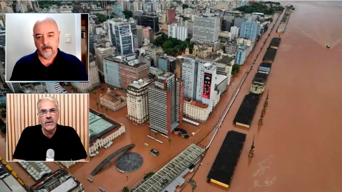Paulo Moura relata ao vivo a situação dos gaúchos, direto de Porto Alegre