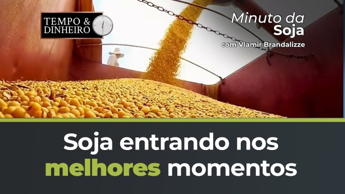 Soja entrando nos melhores momentos do ano em Chicago