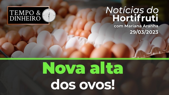 Ovos em alta e outras notícias do Hortifrúti