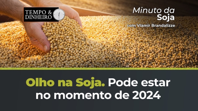 Olho na Soja. Pode estar no momento de 2024