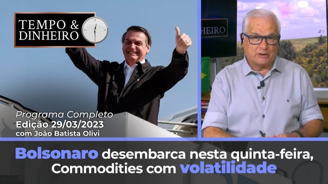 Bolsonaro desembarca nesta quinta-feira em Brasília. Chuvas espalhadas pelo País