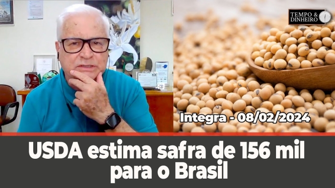 USDA estima safra de 156 mi toneladas para o Brasil e 50 mi de toneladas para Argentina