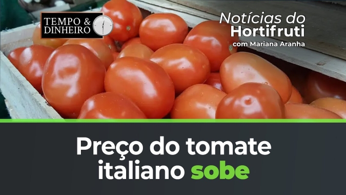 Preço do tomate italiano sobe no atacado