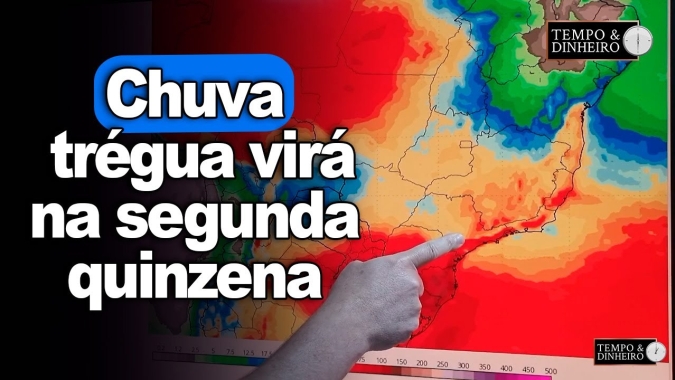 Chuva aumenta com alerta nos 3 Estados do Sul e calorão vai abrir espaço para queda na temperatura