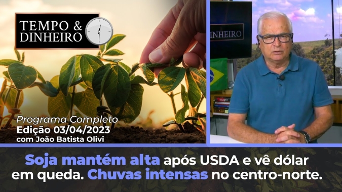 Soja mantém alta após USDA e vê dólar em queda. Pessimismo com a economia.