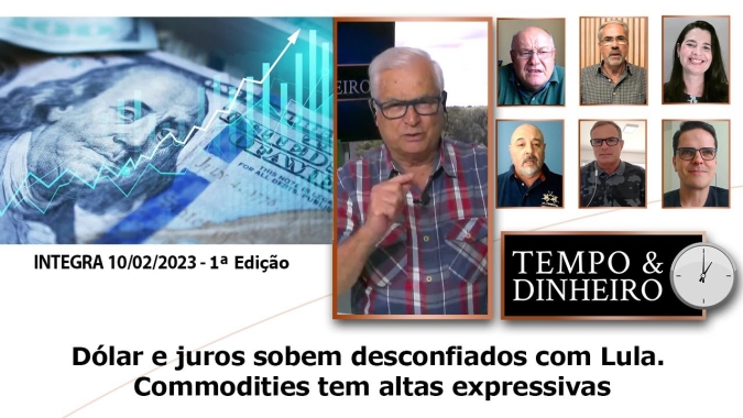 Dólar e juros sobem desconfiados com Lula. Commodities tem altas expressivas