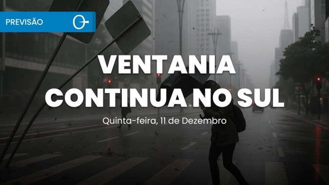 Confira a previsão do tempo para esta quinta-feira (11) para todo o Brasil