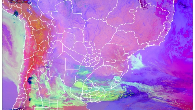 Frente fria ameniza calor no Sul do Brasil, mas chuva acontece de forma pontual e irregular