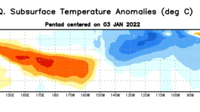 NOAA atualiza para 67% chances de La Niña entre março e maio de 2022