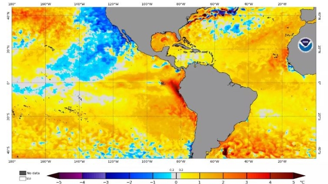 El Niño costeiro se forma entre Equador e Peru: Excesso de chuvas no Sul pode começar em maio