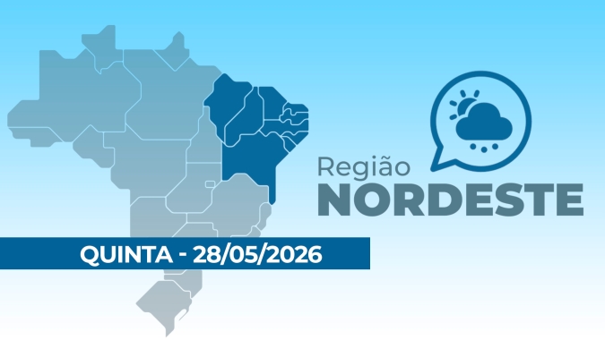 Nordeste terá chuva no litoral e calor intenso no interior