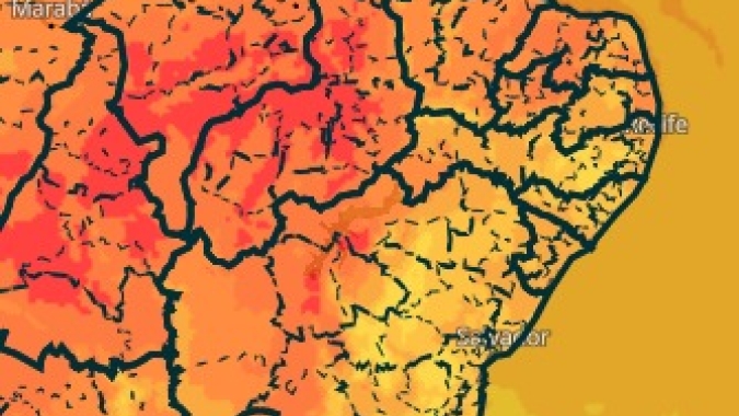 Calor extremo e seca persistente preocupam o Matopiba; chuva segue restrita ao litoral do Nordeste
