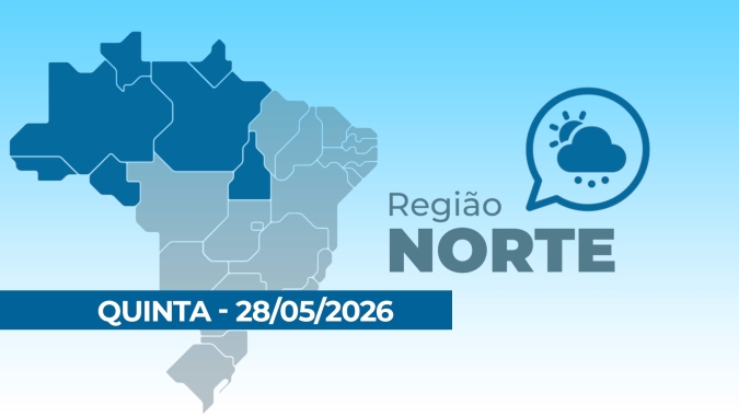 Tempo segue instável no Norte e calor deve aumentar nos próximos dias