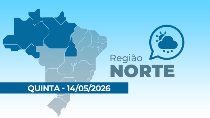 Norte segue com alerta para chuva forte e altos acumulados
