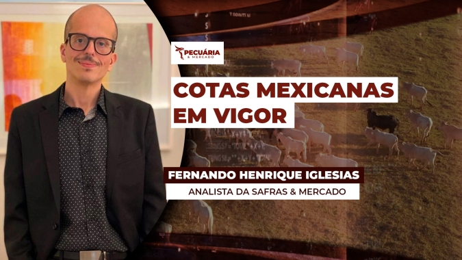 China e agora o México estabelecem cotas para as exportações brasileiras, mas cenário segue positivo para arroba, diz analista