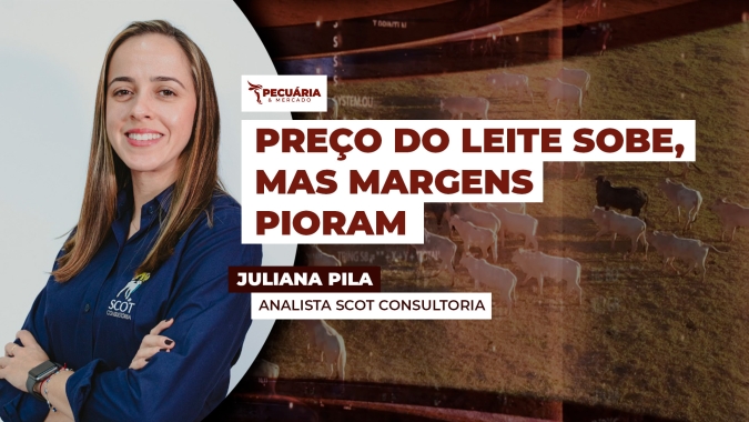 Apesar da segunda alta seguida no leite pago ao produtor, margens da atividade estão piores que no ano passado