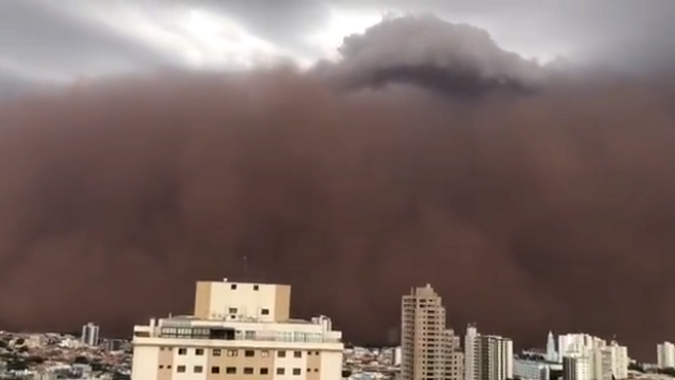 Inmet: Tempestade de poeira no Sudeste foi resultado do tempo seco e rajadas de vento