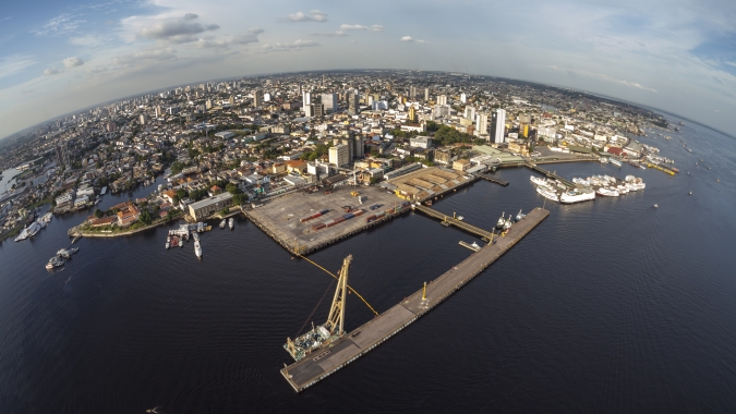 Nível do rio no porto de Manaus atinge mínima de 122 anos em meio à seca histórica