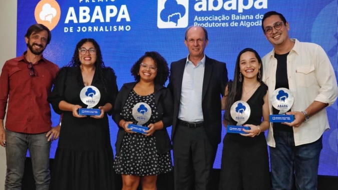 Abapa premia jornalistas e estudantes que se destacaram na cobertura do setor do algodão da Bahia