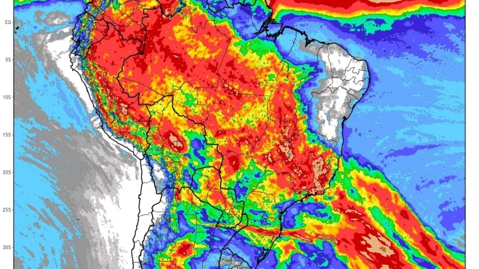 Metsul: Semana que se inicia terá menos chuva no Sul do Brasil que as duas últimas