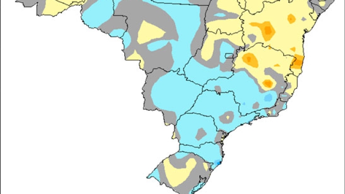 Chuvas para dezembro: Brasil Central irá continuar com irregularidade e Sul ainda pode receber volumes excessivos
