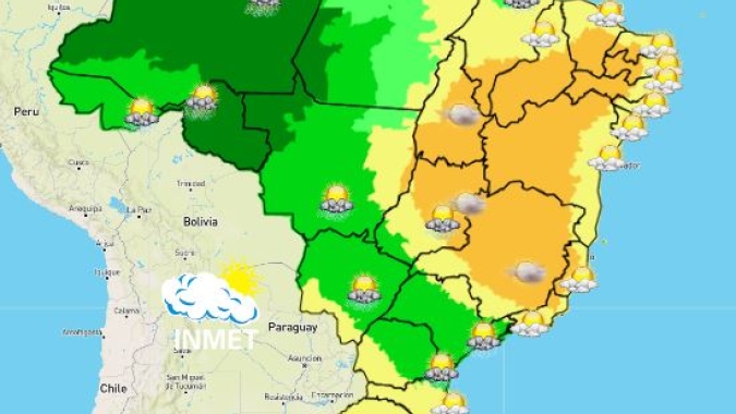 Instabilidade avança e forma rápido corredor de umidade; atenção para chuva forte em SP